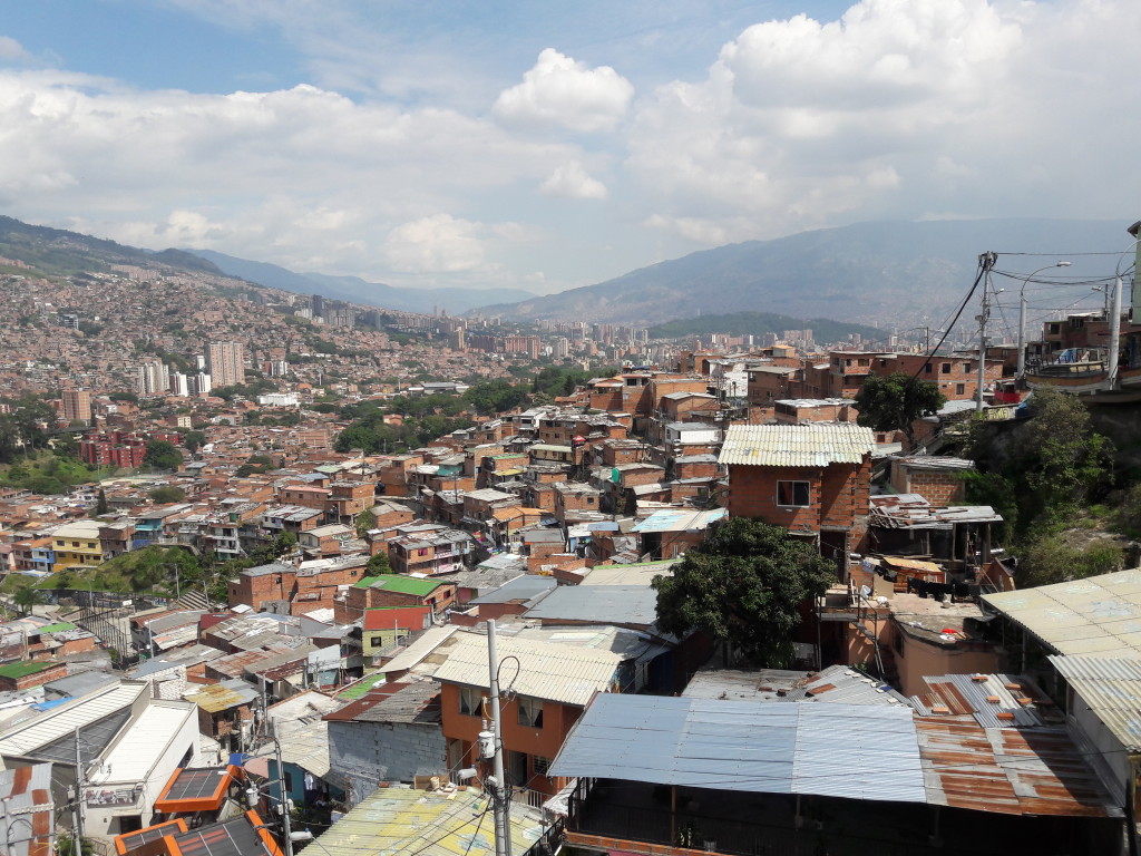 Ausblick von der Comuna 13