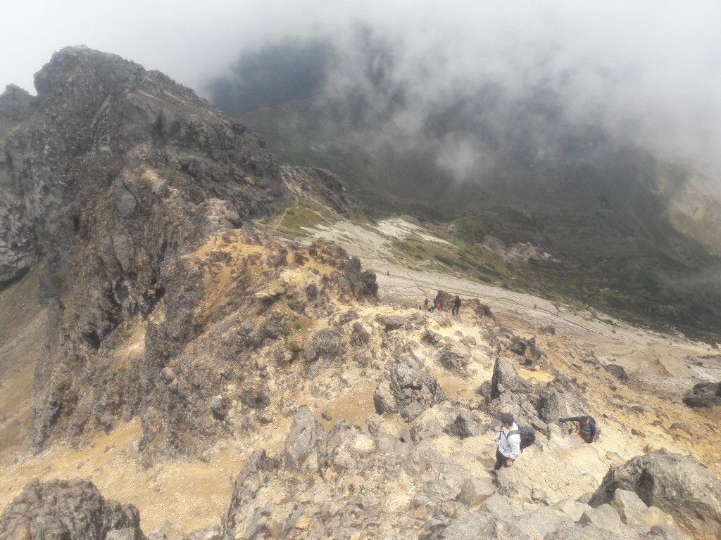 Blick nach unten